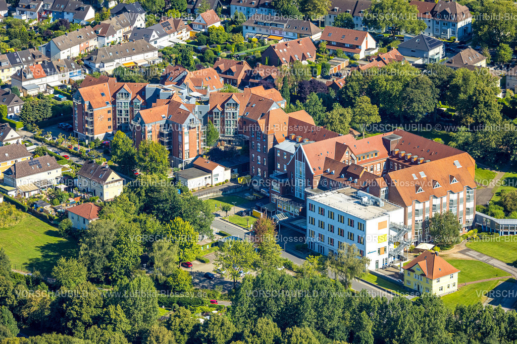 Dortmund240804259 | Luftbild, Hüttenhospital Krankenhaus am Marksbach, Benninghofen, Dortmund, Ruhrgebiet, Nordrhein-Westfalen, Deutschland