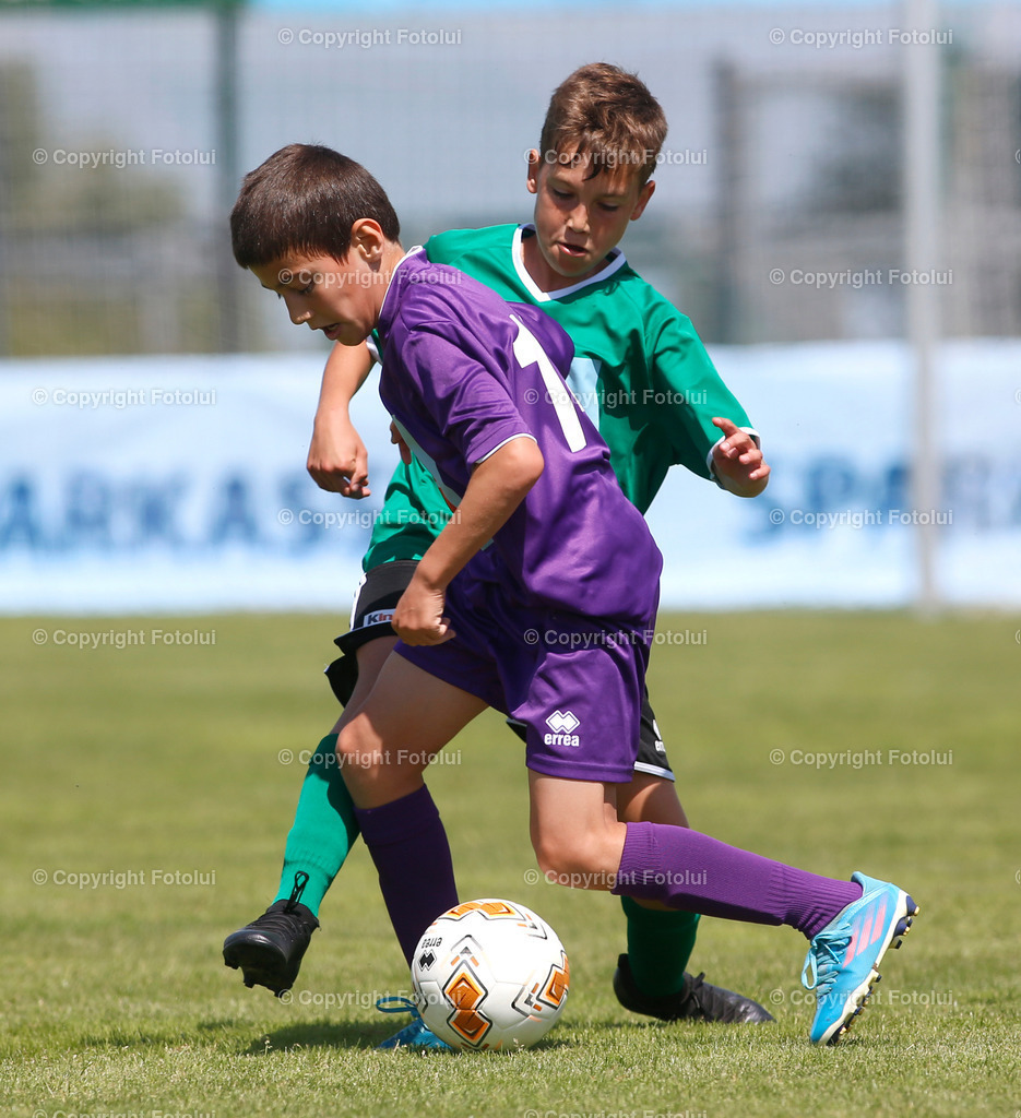 A_LUI_010622_18 | SPORT,FUSSBALL,SPARKASSE SCHUELERLIGA LANDESFINALE 2022 PETTENBACH 01.06.2022 IM BILD: (LINZ VIOLETT) UND (RIED GRUEN) FOTO.FOTOLUI