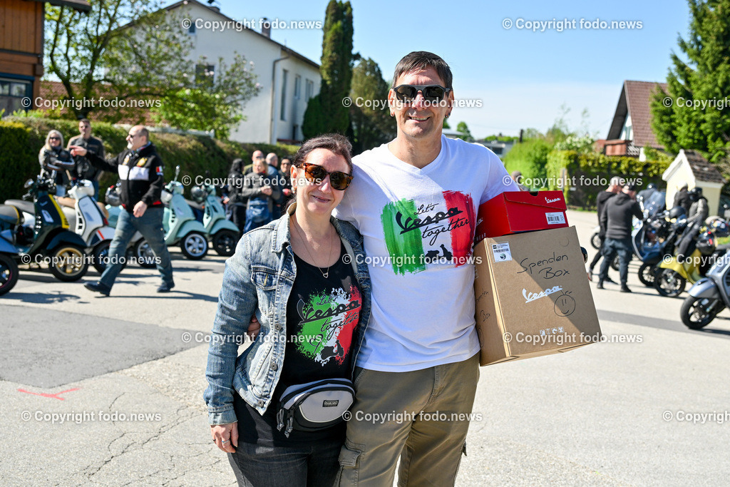 Lets Vespa togehter 2025_ Vespatreffen Neuhofen_ 27.04.2025-34 | 27.04.2025, Neuhofen, Kremsmuenster, AUT, Lets Vespa togehter 2025, Vespatreffen, im Bild Teilnehmer Vespatreffen, Motorsport Stadler©Copyright: Harald Dostal / fodo.media   Alle Bilder honorarfrei