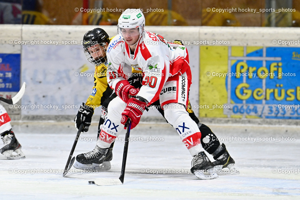 EC Spittal Hornets vs. ESV Ferlach 16.12.2023 | #90 Schubernig Markus, #24 Brunner Noel