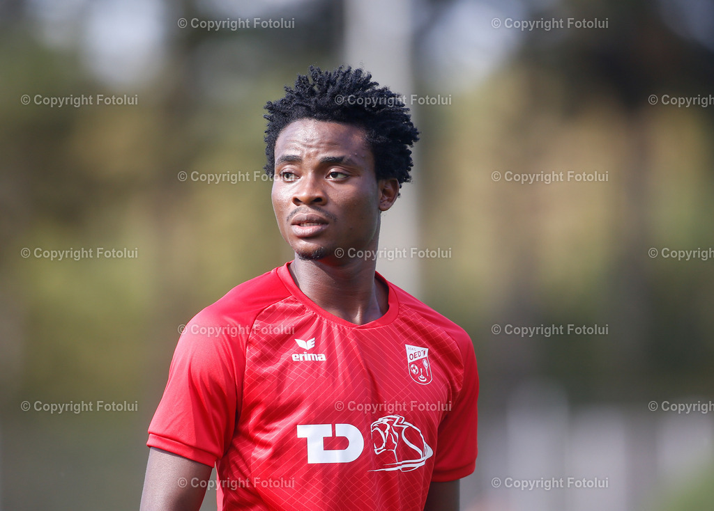 A_LUI_170824_01 | SPORT FUSSBALL LL-OST ASKOE OEDT 1B-ADMIRA LINZ 17.08.2024  IM BILD: ADAMSON SHARAFA  (OEDT) UND (ADMIRA LINZ) FOTO:  FOTOLUI