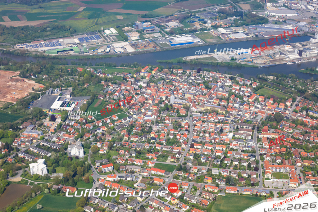 Die Luftaufnahme Gaustadt -  wurde vom UL-Flugzeug (keine Drohne) aus fotografiert.Hohe Druck- Auflösung-die Geschenkidee!