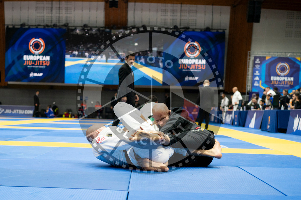 20240124PBB04296 | Fighters compete during the second day of the IBJJF European Championship in Paris, France, on January 24, 2024.
