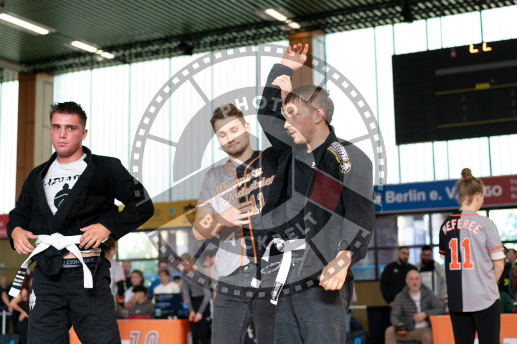 20240915PBB0499 | Athletes compete during the Grappling Industries’ grappling and Brazilian jiu-jitsu competition in Berlin, on September 15, 2024.