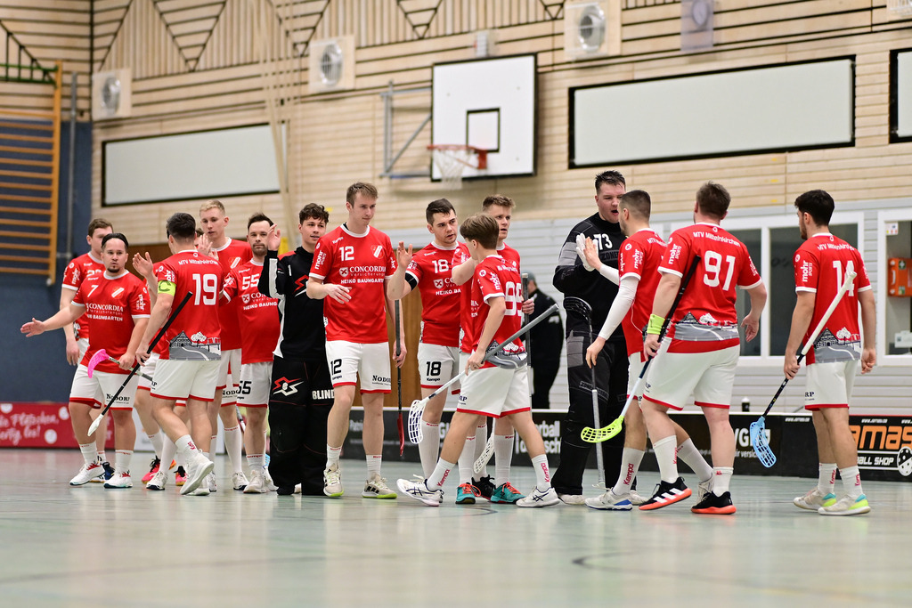 Floorball I Herren I Saison 2024-2025 I 2. FBL Herren Nord-West I 12. Spieltag I MTV Mittelnkirchen - SSF Dragons Bonn II I 036970 | Der Sportfotograf. - Realisiert mit Pictrs.com
