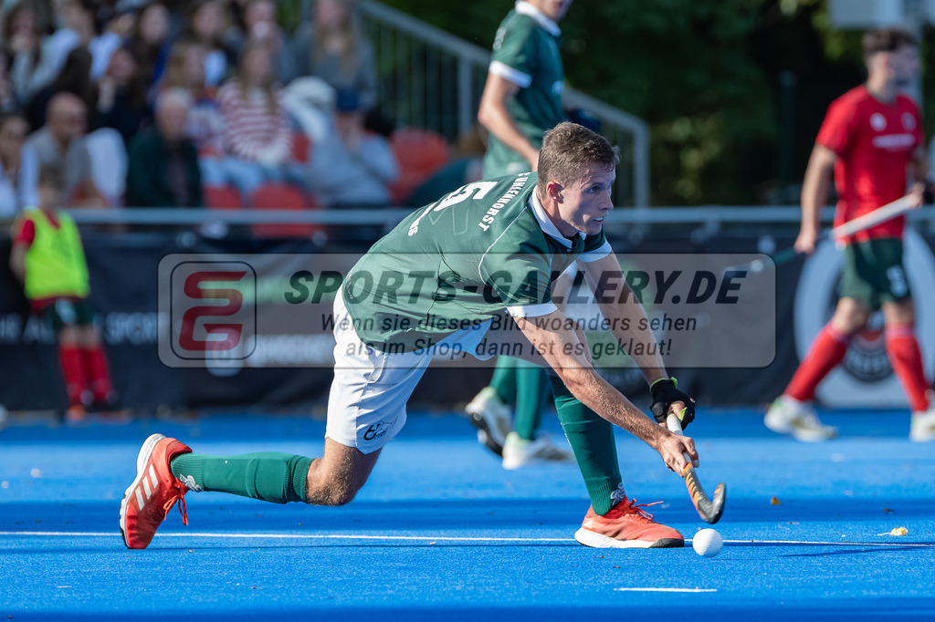 HK_20231007_105207 | 1.Bundesliga Herren Crefelder HTC - Uhlenhorst Mülheim am 7.10.2023 CHTC, Krefeld , Dennis Holthaus ( Uhlenhorst Mülheim #5 )