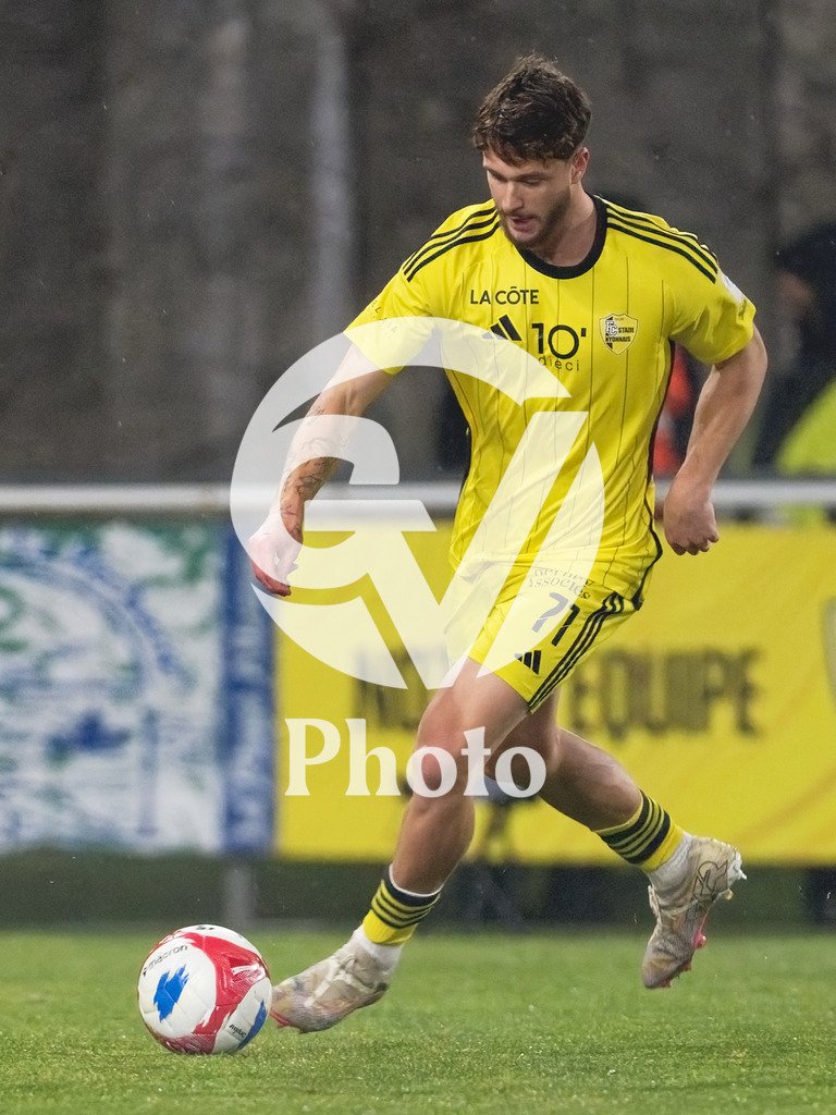 dieci Challenge League - FC Stade Nyonnais v Neuchatel Xamax FCS |  during the dieci Challenge League match between FC Stade Nyonnais and Neuchatel Xamax FCS at Centre sportif de Colovray in Nyon, Switzerland