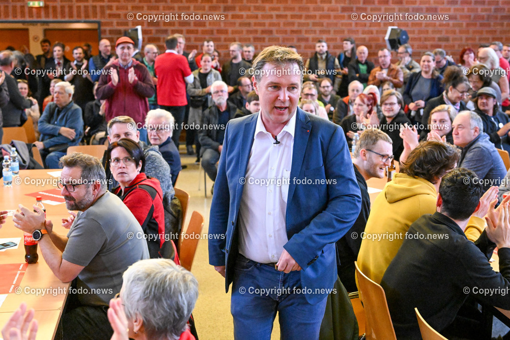 Andi Babler in Linz_ 20.04.2023-12 | 20.04.2023, Linz, AUT, Andi Babler in Linz, im Bild Andi Babler (SP, Bgm. Traiskirchen, Noe)