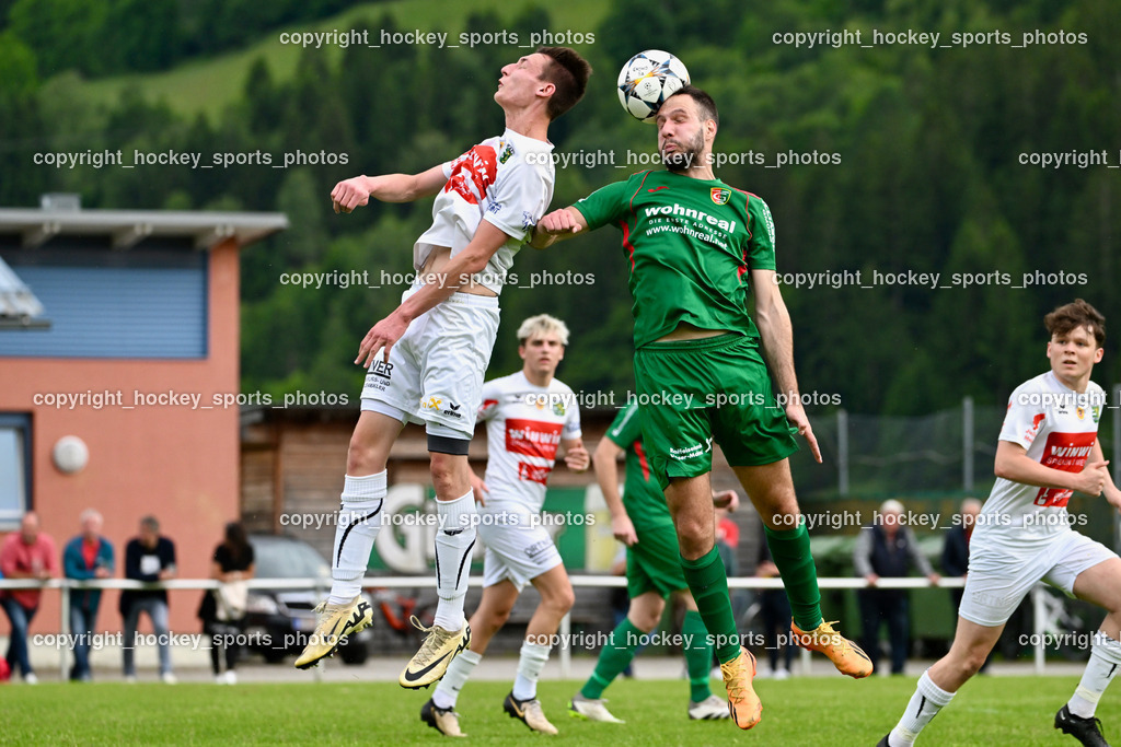 FC ASKÖ Gmünd vs. Rapid Lienz  | #8 Lukas Schrott Rapid Lienz, #16 Daniel Vasiljevic Stranner ASKÖ Gmünd, #18 Oliver Gomig Rapid Lienz, FC ASKÖ Gmünd vs. Rapid Lienz , FC ASKÖ Gmünd vs. Rapid Lienz  am 02.06.2024 in Gmünd (Sportplatz Gmünd), Austria, (Photo by Bernd Stefan)