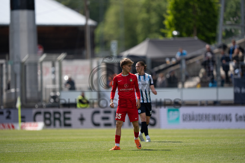 Stuttgarter Kickers vs. SG Sonnenhof Großaspach, Fussball, Regionalliga Suedwest, 34. Spieltag, 16.05.2026 | Lukas Stoppel (SG Sonnenhof Großaspach, #35),Stuttgarter Kickers vs. SG Sonnenhof Großaspach, Fussball, Regionalliga Suedwest, 34. Spieltag, 16.05.2026