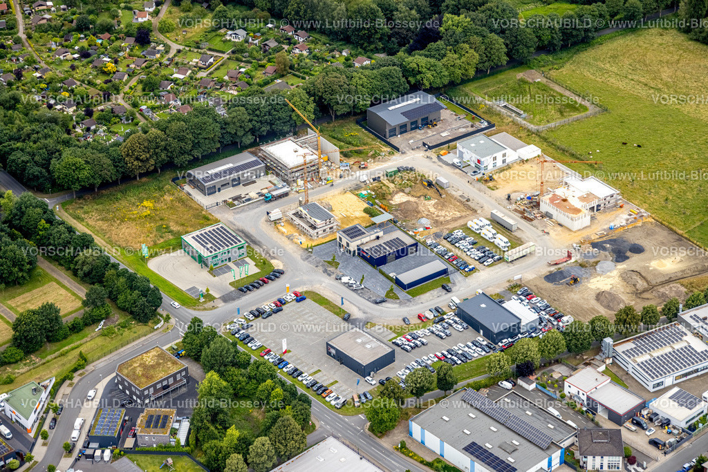 Bottrop240701724Kirchhellen | Luftbild, Baustelle im Gewerbegebiet Im Pinntal, Kirchhellen, Bottrop, Ruhrgebiet, Nordrhein-Westfalen, Deutschland