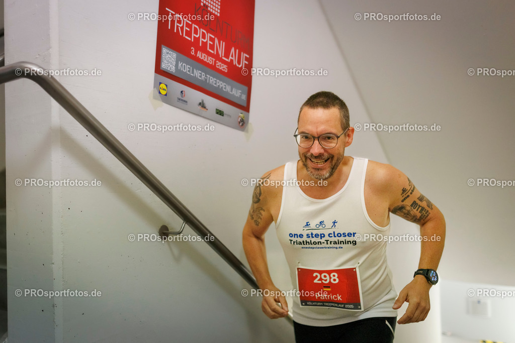 KölnTurm Treppenlauf; Köln, 03.08.2025 | Impressionen vom KölnTurm Treppenlauf am 03.08.2025 in Köln (Nordrhein-Westfalen). 