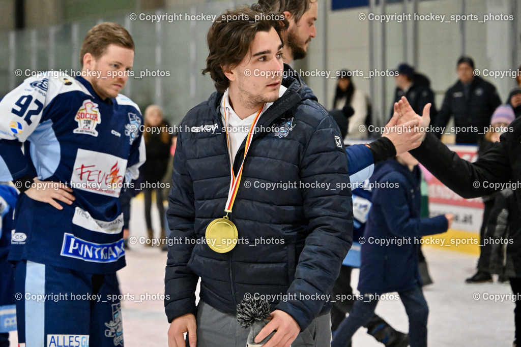 ESC Steindorf vs. EHC Althofen 8.3.2024 | ESC Steindorf vs. EHC Althofen 8.3.2024, ESC Steindorf vs. EHC Althofen Meisterfeier am 08.03.2024 in Steindorf (Ossiachersee Halle), Austria, (Photo by Bernd Stefan)