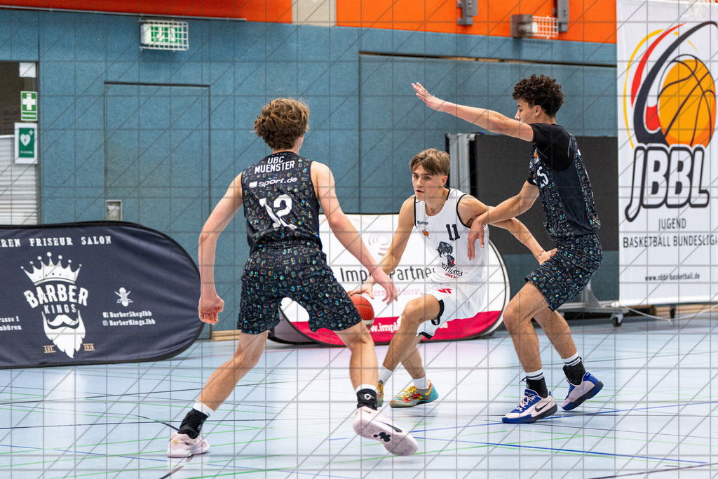 JBBL 24/25 | 23.11.2024 | Charisma Young Bulls vs. UBC Münster  | JBBL 24/25 | 23.11.2024 | Charisma Young Bulls vs. UBC Münster - - - - - CREDIT, www.bullenfotos.de, Martin König, Hörner Weg 40, D-49078 Osnabrück, +4917663732967, Nutzung und Weitergabe nur zu den vereinbarten Zwecken. Presseanfragen an Urheber. Alle Rechte beim Urheber. - - - - - - Realisiert mit Pictrs.com