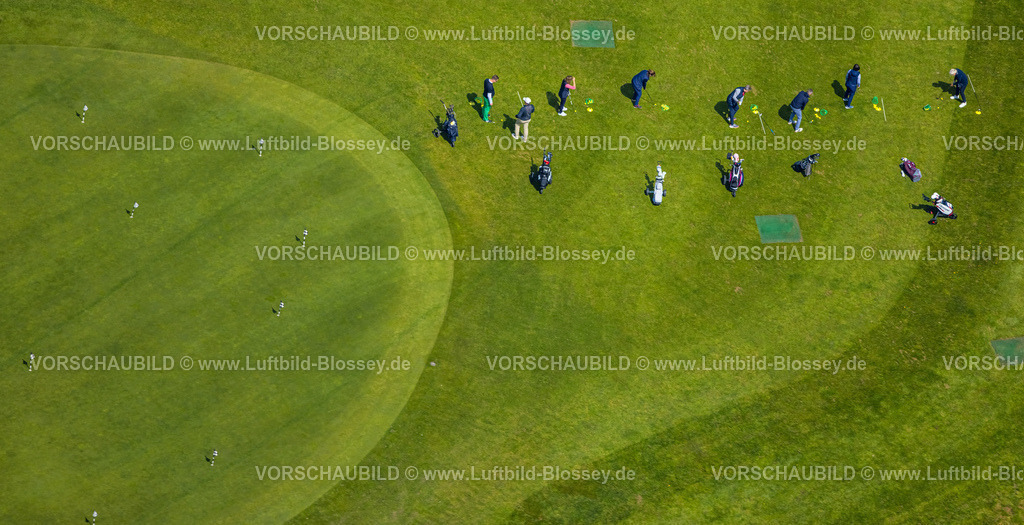 Velbert230407284Langenberg | Luftbild, Golfplatz, Golfclub Velbert Gut Kuhlendahl, Golftraining, Kuhlendahl, Velbert, Ruhrgebiet, Nordrhein-Westfalen, Deutschland