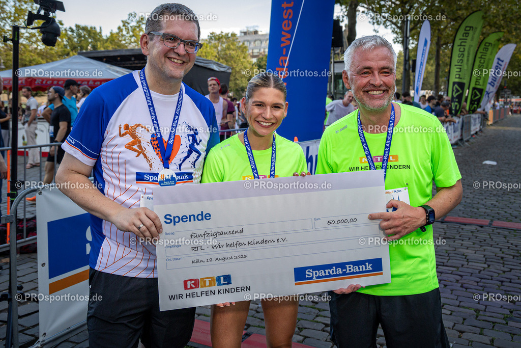 Altstadtlauf Koeln; Koeln, 18.08.2023 | Impressionen vom Altstadtlauf Koeln am 18.08.2023 in Koeln (Nordrhein-Westfalen). 