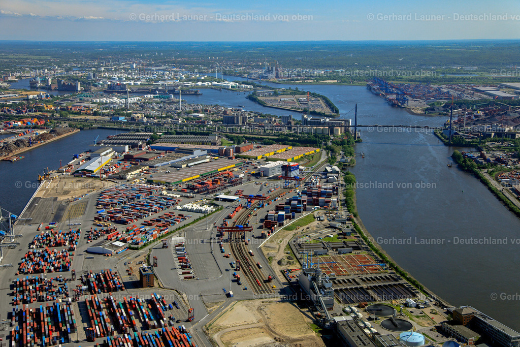 3090464 | Hafenanlagen bei Steinwerder, Hamburg