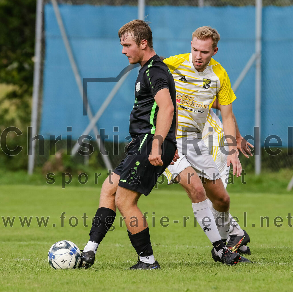 2023-09-17_047_SpVgg_Neuching_gegen_FC_Langenpreising | Neuching, Deutschland, 17.09.2023:
Fußball, A-Klasse 2023 / 2024, 7. Spieltag, SpVgg Neuching gegen SpVgg Langenpreising, Endergebnis: 5:1

Johannes Graf (SpVgg Neuching, #8)

Foto: Christian Riedel / fotografie-riedel.net