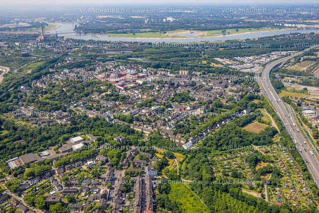 Duisburg220702361 | Luftbild, Ortsansicht Beeck mit König-Brauerei, Beeck, Duisburg, Ruhrgebiet, Nordrhein-Westfalen, Deutschland
