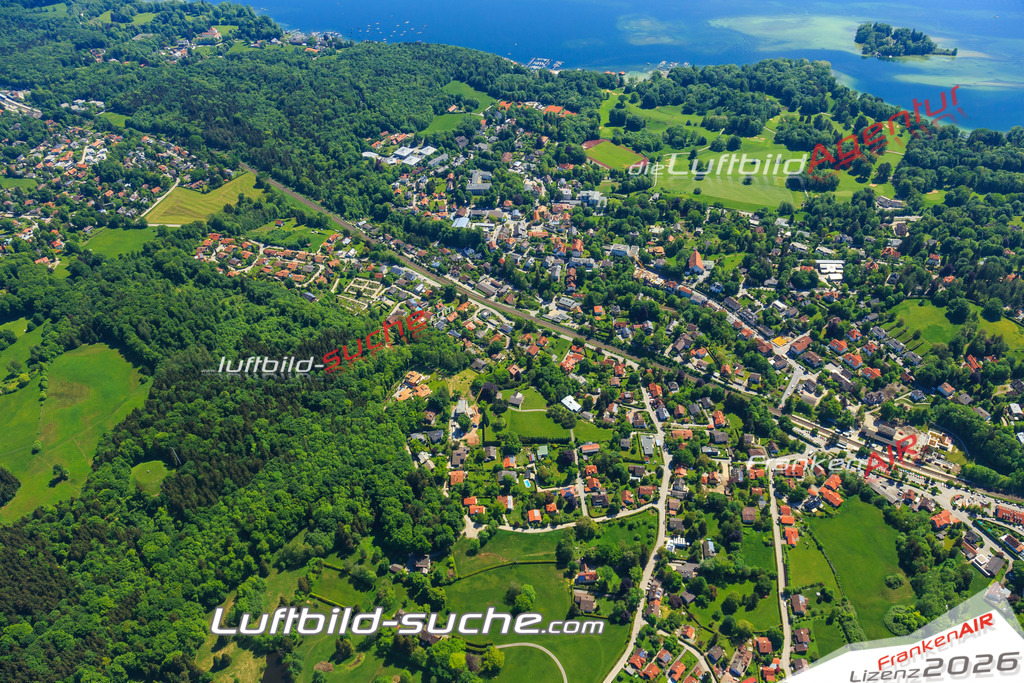 Luftbild von Traubing Tutzing - Luftaufnahme wurde 2015 von https://frankenair.de mittels Flugzeug (keine Drohne) erstellt - die Geschenkidee