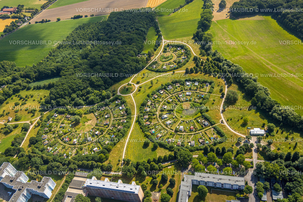 Dortmund220704081 | Luftbild, Gartenverein Alte Körne, Landschaftspark Alte Körne, Scharnhorst-Ost, Dortmund, Ruhrgebiet, Nordrhein-Westfalen, Deutschland