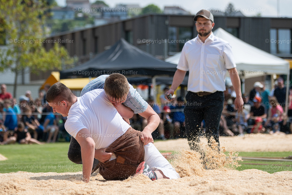 Schwingen -  Herisauer Buebeschwinget 2023 | Herisau Ebnet, 27.5.23, Schwingen - Herisauer Buebeschwinget.