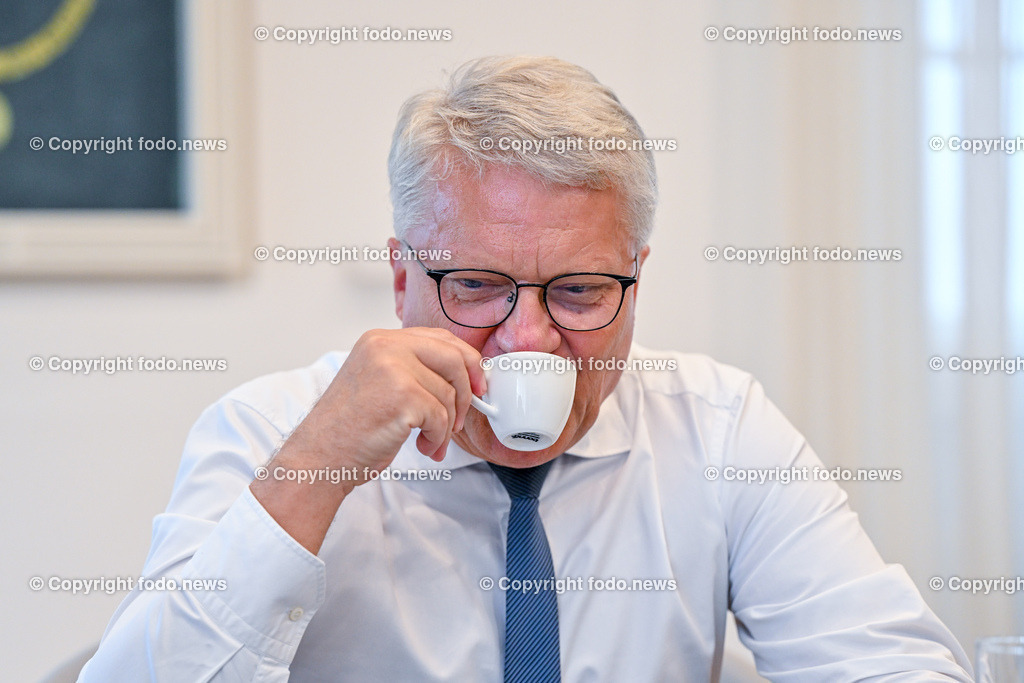 Klaus Luger (SP_ Bgm. der Stadt Linz)_ 01.07.2024-13 | 01.07.2024, Altes Rathaus, AUT, Buergermeister Klaus Luger, im Bild Klaus Luger (SP, Buergermeister der Stadt Linz) 