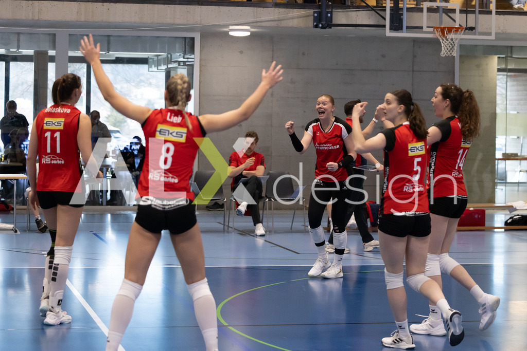 Volleyball I Frauen I Saison 2025-2026 I Volleyball NLA | Women I 1/4 Finals I  BIWI VFM - VC Kanti Schaffhausen I 01.03.2026 | 9 Jordan Lockwood (USA) (VC Kanti Schaffhausen) – Diagonal - Realisiert mit Pictrs.com