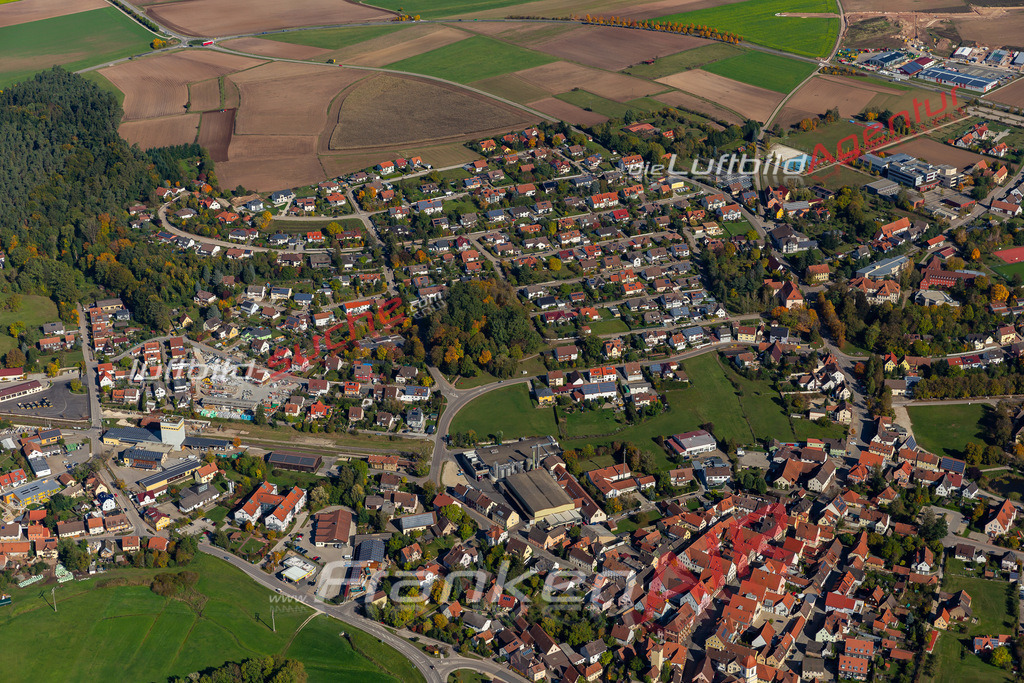 aktuelles Luftbild von  Windsbach - Luftaufnahme wurde 2019 von https://frankenair.de mittels Flugzeug (keine Drohne) erstellt.