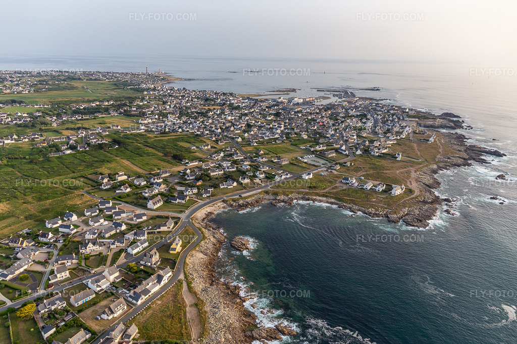 Aerial view: View of the town in the district St-Guenole-St Pierre in Penmarch in the state Finistere, France.Photo: IMG_132595.jpg taken on 06/17/2022 by Werner Riehm/FLY-FOTO.comResolution of the original: 5226 x 3484 px