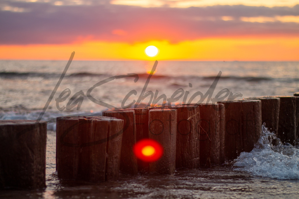 Meer 15 | Sonnenuntergang an der Ostsee, Graal-Müritz. - Realisiert mit Pictrs.com