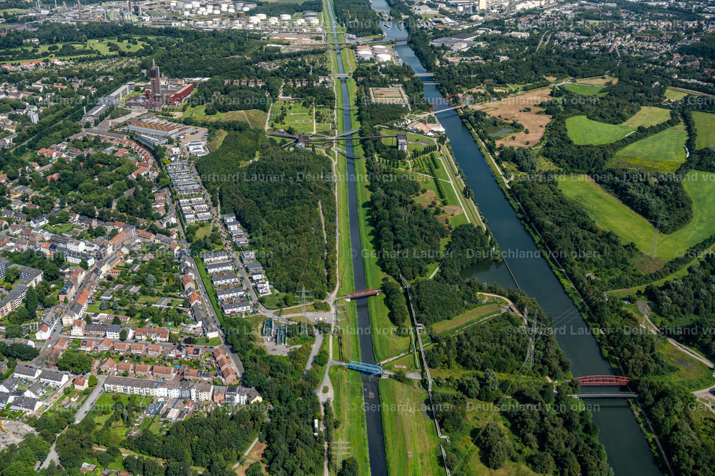 4050037 | Brücken über den Rhein-Herne-Kanal und Emscher am Nordsternpark, Recklinghausen-Gelsenkirchen