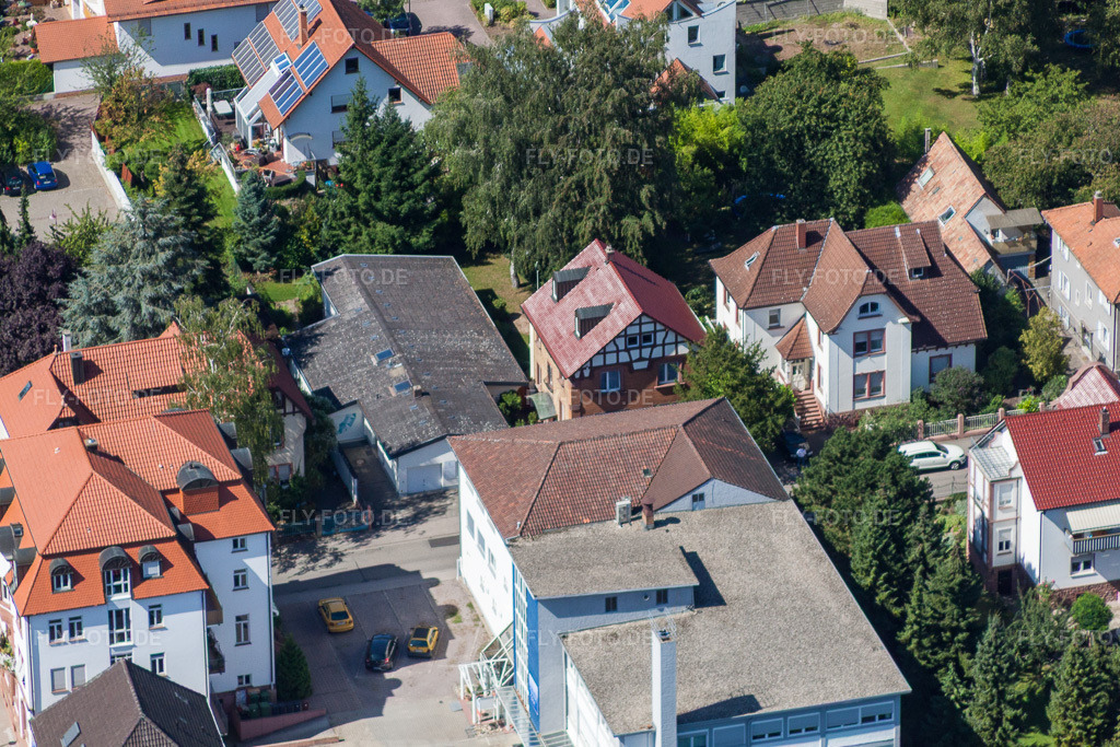 Luftbild: Bismarckstr in Kandel im Bundesland Rheinland-Pfalz in Deutschland. Foto: IMG_20601.jpg vom 30.08.2009 durch Werner Riehm/FLY-FOTO.de