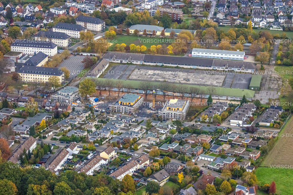 Hamm221011882 | Luftbild, Schützenstraße Freifläche und Baugebiet südlich der Ludwig-Teleky-Straße, Bundesverwaltungsamt Hamm, Zentrale Unterbringungseinrichtung für Flüchtlinge (ZUE), Uentrop, Hamm, Ruhrgebiet, Nordrhein-Westfalen, Deutschland