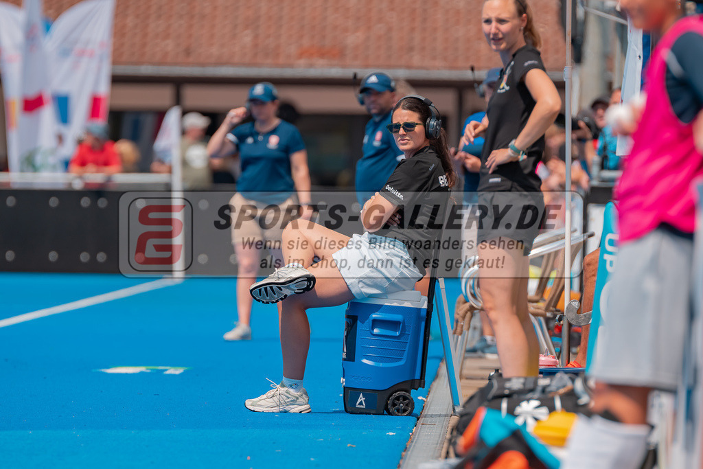 HK_20230715_102585 | Euro Hockey WU18 SF1 Belgium vs England Championship Girls &amp; Boys am 15.7.2023 CHTC , Krefeld ,