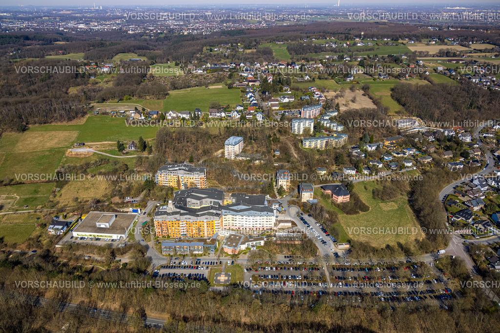 Herdecke250303296 | Luftbild, Gemeinschaftskrankenhaus Herdecke gGmbH, Westende, Herdecke, Ruhrgebiet, Nordrhein-Westfalen, Deutschland