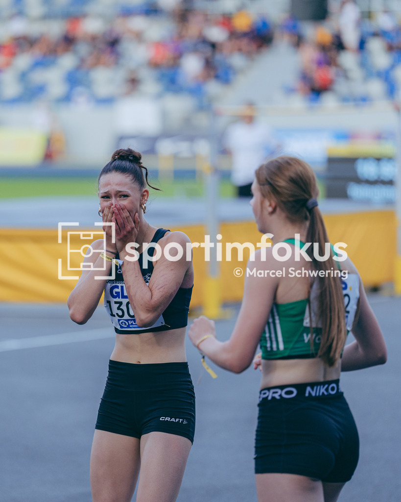 DM U23 U18 Bochum 2026 | Lina Mühlenbrink (SC DHfK Leipzig), Startnummer 1306, wU18 100-Meter-Lauf Finale, Deutsche Meisterschaften der U18 &amp; U23 2026, Lohrheidestadion Bochum-Wattenscheid, 04.07.2026 Foto: Marcel Schwering / sportimfokus - Realisiert mit Pictrs.com