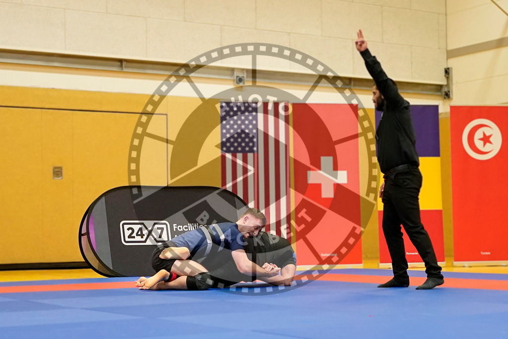 20240203PBB09781 | Fighters compete during the Brazilian Jiu-Jitsu Championship of the AJP Tour in Maintal by Frankfurt am Main, Germany, on February 2, 2024.