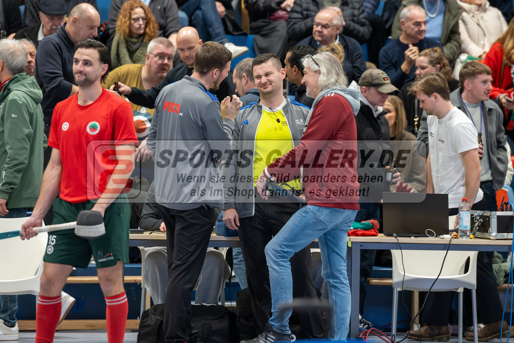 SFE_20260131_0009 | Mönchengladbach, Deutschland, 31.01.26: Hallenhockey 1. Bundesliga Herren Playoff zwischen Crefelder HTC - UHC Hamburg im GHTC Halle am 31.01.2026 in Mönchengladbach, Deutschland. (Foto von Stephan Fehrmann)Mönchengladbach, Germany, 31.01.26: Hallenhockey 1. Bundesliga Herren Playoff between Crefelder HTC - UHC Hamburg in GHTC Halle at 31.01.2026 in Mönchengladbach, Deutschland. (Foto from Stephan Fehrmann)