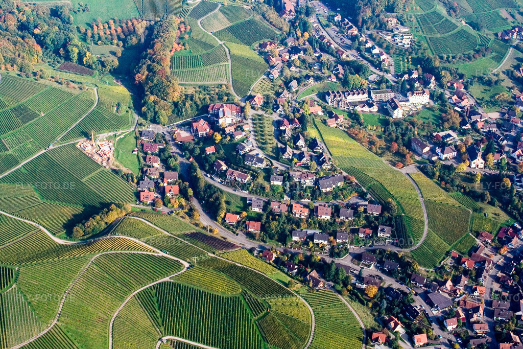 Luftbild: Ortsansicht von Süden im Ortsteil Büchelbach in Sasbachwalden im Bundesland Baden-Württemberg in Deutschland. Foto: IMG_13950.jpg vom 11.10.2008 durch Werner Riehm/FLY-FOTO.de