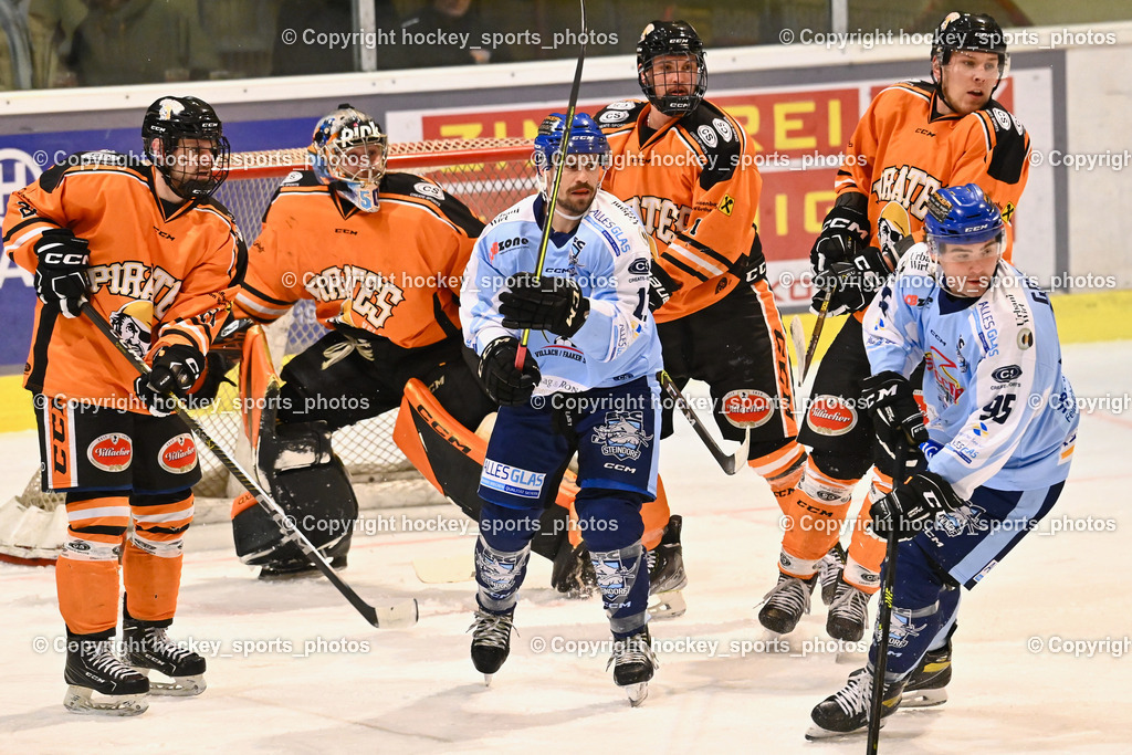 USC Velden vs. ESC Steindorf 9.1.2023 | #81 Wieser Christopher, #95 Stroj Thomas, #11 Toff Nico, #91 Bergmann Jonathan, #82 Wilhelmer Philipp, #95 Gelfanov Ruslan