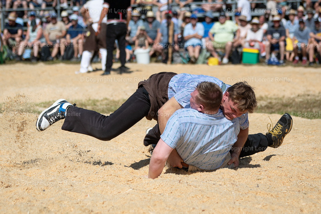 Schwingen -  Schwarzseeschwinget 2025 | Schwarzsee, 22.6.25, Schwingen - Schwarzseeschwinget.