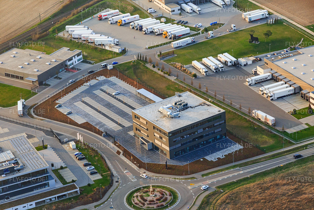 Luftbild: Kardex Software GmbH in Rülzheim im Bundesland Rheinland-Pfalz in Deutschland. – Foto: IMG_113275.jpg vom 23.03.2019 durch Werner Riehm/FLY-FOTO.de – Auflösung des Originals: 5472 x 3648 px – Offizielle von Kardex | Kardex Remstar | Kardex Mlog