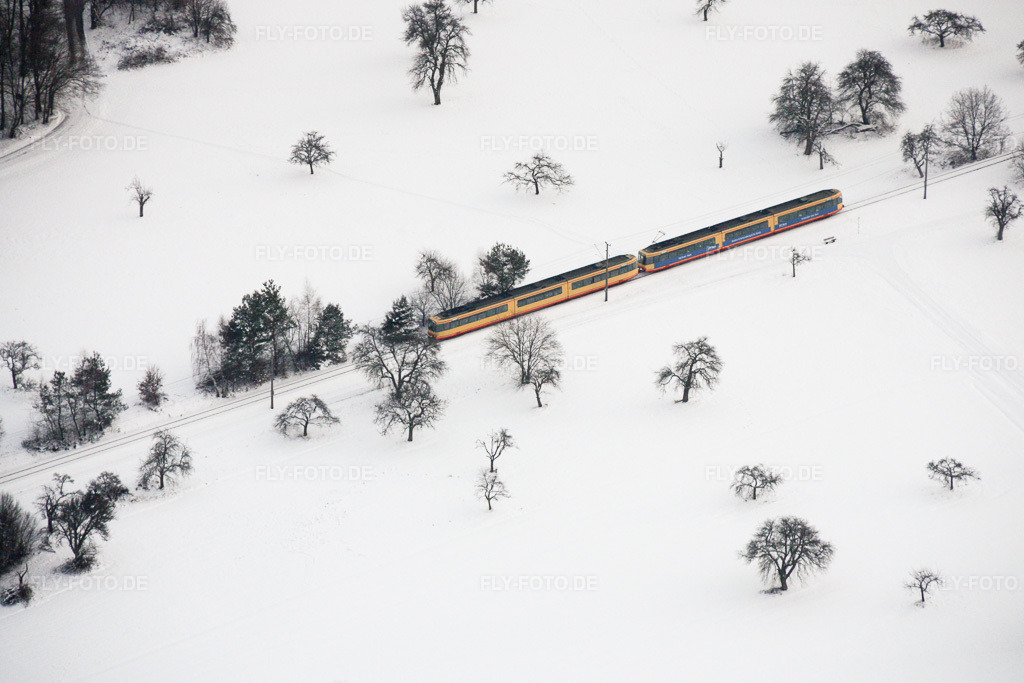 Luftbild: Spielberg im Ortsteil Langensteinbach in Karlsbad im Bundesland Baden-Württemberg in Deutschland. Foto: IMG_17025.jpg vom 15.02.2009 durch Werner Riehm/FLY-FOTO.de