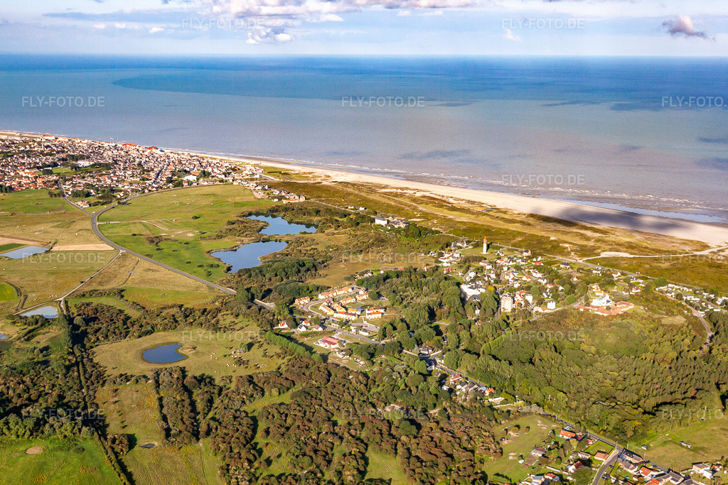 Luftbild: Ortsansicht in Cayeux-sur-Mer im Bundesland Somme in Frankreich. Foto: IMG_70962.jpg vom 24.08.2014 durch Werner Riehm/FLY-FOTO.de