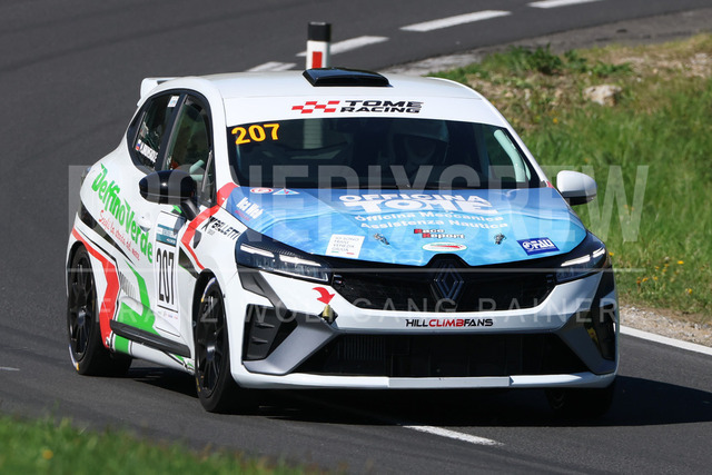 FIA European Hill Climb Championship – Rechberg 2026 | FIA European Hill Climb Championship at Rechberg, held from 24 to 26 April 2026 near Tulwitz, Styria, Austria. The image shows Matija BRUNSKOLE (SLO) Renault Clio 5 Cup.