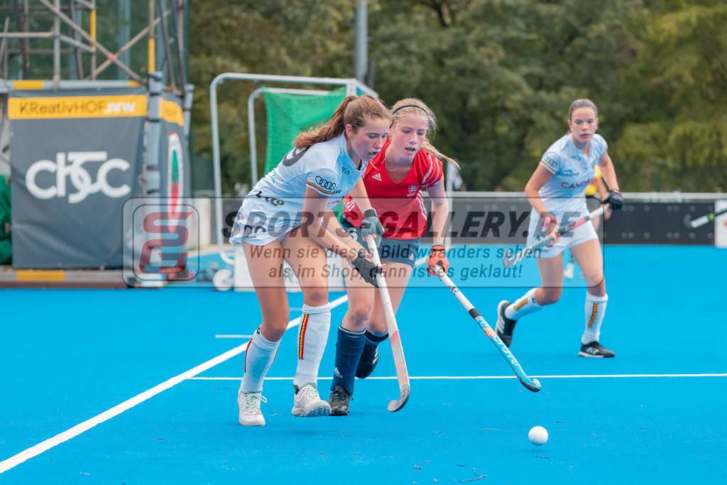 HK_20230715_102580 | Euro Hockey WU18 SF1 Belgium vs England Championship Girls & Boys am 15.7.2023 CHTC , Krefeld ,
