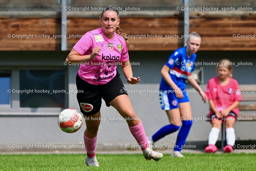 Carinthians Hornets vs. GAK 1902 Frauen | #10 Elisa Ciccarelli Carinthians Hornets, Carinthians Hornets vs. GAK 1902 Frauen, Carinthians Hornets vs. GAK 1902 Frauen am 01.09.2024 in Sachsenburg (Sportplatz Sachsenburg), Austria, (Photo by Bernd Stefan)