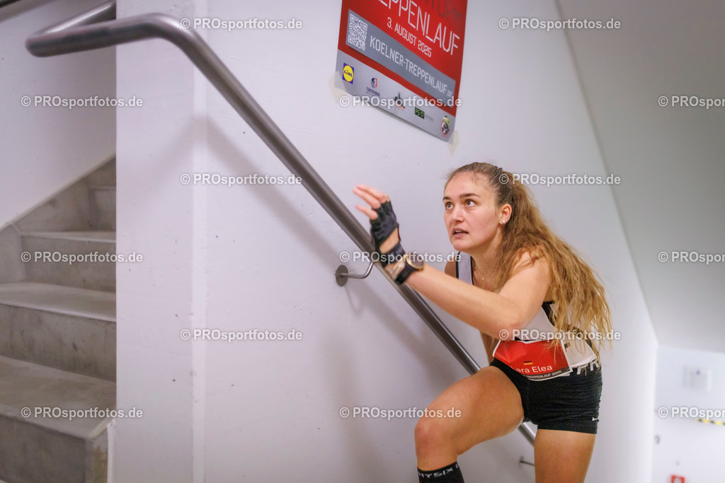 KölnTurm Treppenlauf; Köln, 03.08.2025 | Impressionen vom KölnTurm Treppenlauf am 03.08.2025 in Köln (Nordrhein-Westfalen). 