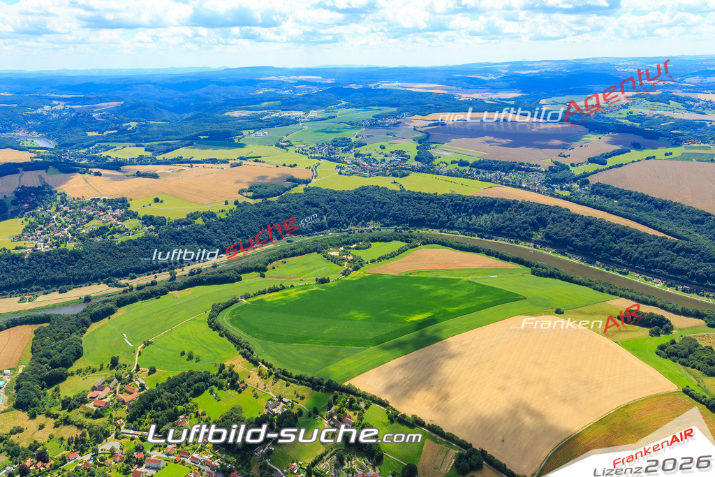 Luftbild von  Stadt-wehlen - Luftaufnahme wurde 2016 von https://frankenair.de mittels Flugzeug (keine Drohne) erstellt - die Geschenkidee